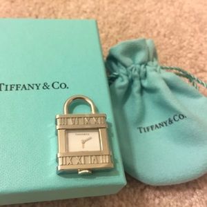 Tiffany & Co. Silver Atlas Padlock Watch Charm